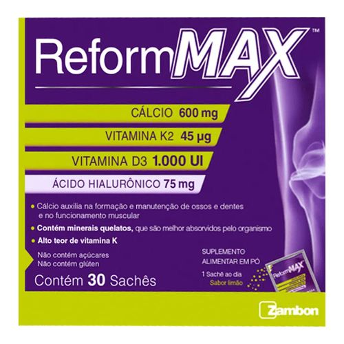 Suplemento Alimentar Em Pó Reformmax 30 Sachês Suplemento Alimentar Em Pó Reformmax 30 Sachês