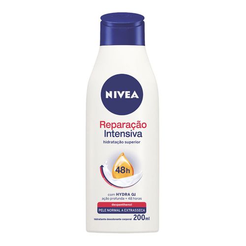 Loção Hidratante Nivea Reparação Intensa 200ml Loção Hidratante Nivea Reparação Intensa 200ml