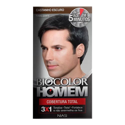 Tonalizante Biocolor Homem Castanho Escuro Tonalizante Biocolor Homem Castanho Escuro