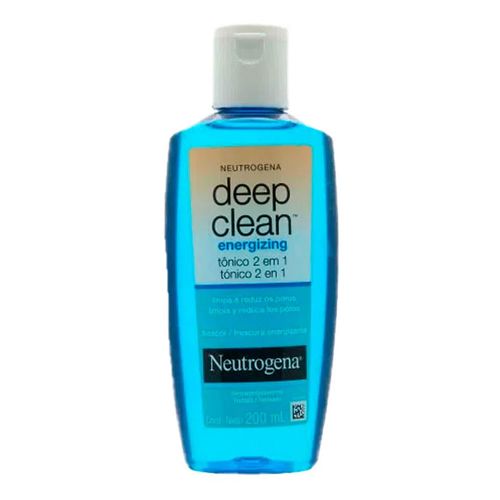 Tônico 2 em 1 Energizing Neutrogena Deep Clean 200ml Tônico 2 em 1 Energizing Neutrogena Deep Clean 200ml