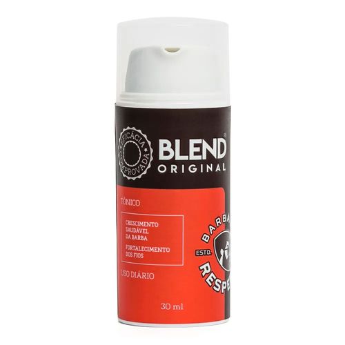 Tônico Para Crescimento Da Barba Blend Original Barba De Respeito 30ml Tônico Para Crescimento Da Barba Blend Original Barba De Respeito 30ml