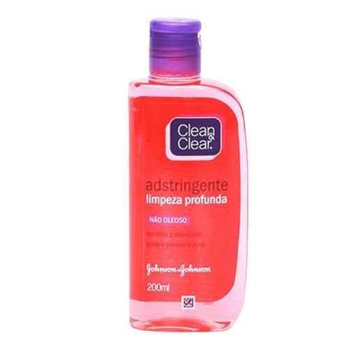 Tratamento Anti-Acne Clean Clear Adstringente Regular 200ml Tratamento Anti-Acne Clean Clear Adstringente Regular 200ml