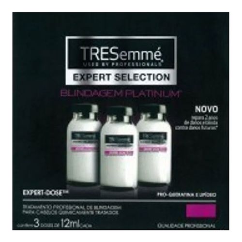 Tresemme Dose De Choque Blind Platinum 12x3x12ml Tresemme Dose De Choque Blind Platinum 12x3x12ml