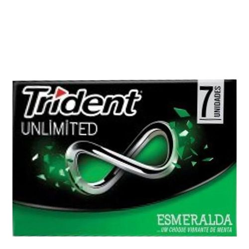 Trident Unlimited Menta Esmeralda com 7 unidades