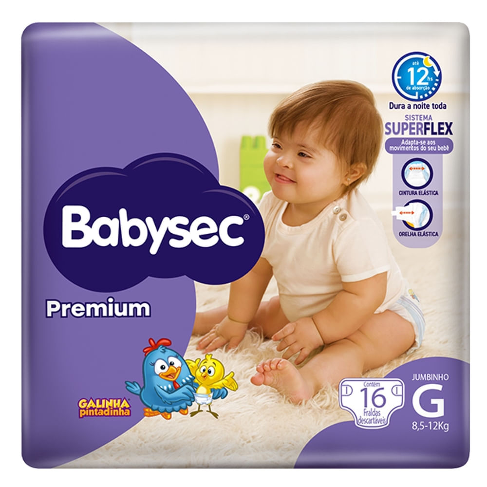 Fralda Descartável Babysec Galinha Pintadinha Hiper XXG c/52 - Farmanutri  Popular