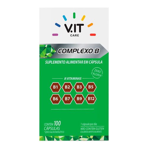 V.IT CARE Complexo B 100 Cápsulas V.IT CARE Complexo B 100 Cápsulas