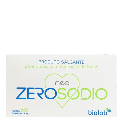 Zerosodio Biolab 1g 60 Sachês Zerosodio Biolab 1g 60 Sachês