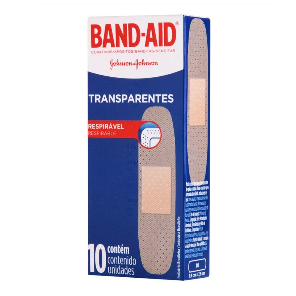 Curativos Band-Aid Regular 10 Unidades - Drogarias Pacheco