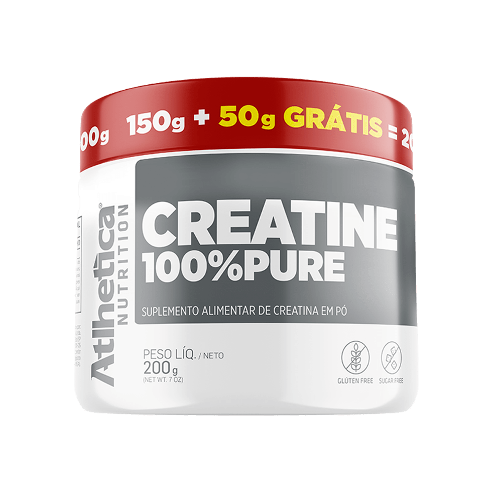 Creatine 100% Pure Atlhetica Nutrition Natural 150g + 50g