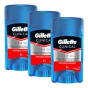 Kit-Desodorante-Clear-Gel-Gillette-Clinical-Pressure-Defense-45g---3-Unidades