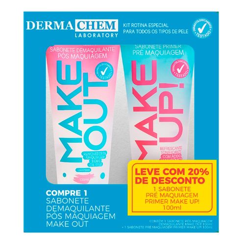 774693-Kit-Sabonete-Dermachem-Demaquilante-Make-Out-100ml---Sabonete-Primer-Make-Up-100ml 774693-Kit-Sabonete-Dermachem-Demaquilante-Make-Out-100ml---Sabonete-Primer-Make-Up-100ml