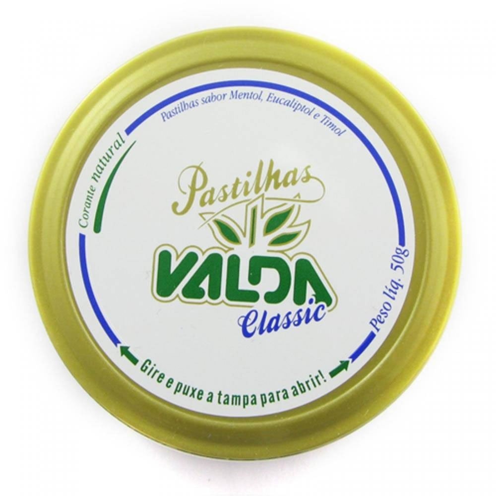 Pastilhas Valda Classic Lata (50g)