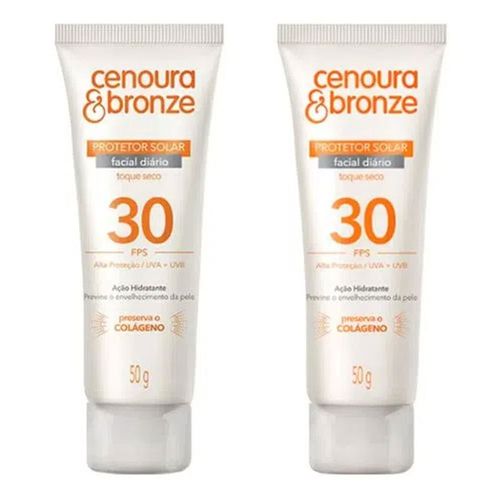 665622---kit-protetor-solar-cenoura-e-bronze-facial-fps30-50g-2-unidades 665622---kit-protetor-solar-cenoura-e-bronze-facial-fps30-50g-2-unidades