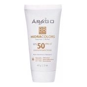 Protetor Solar Facial Árago BB Cream Hidra Colors FPS50 60g