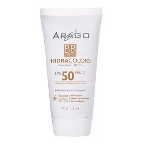 Protetor Solar Facial Árago BB Cream Hidra Colors FPS50 60g Protetor Solar Facial Árago BB Cream Hidra Colors FPS50 60g