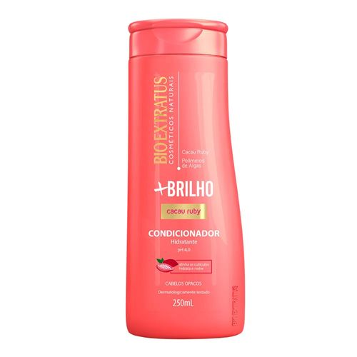Condicionador Bio Extratus mais Brilho Cacau Ruby 250ml Condicionador Bio Extratus mais Brilho Cacau Ruby 250ml