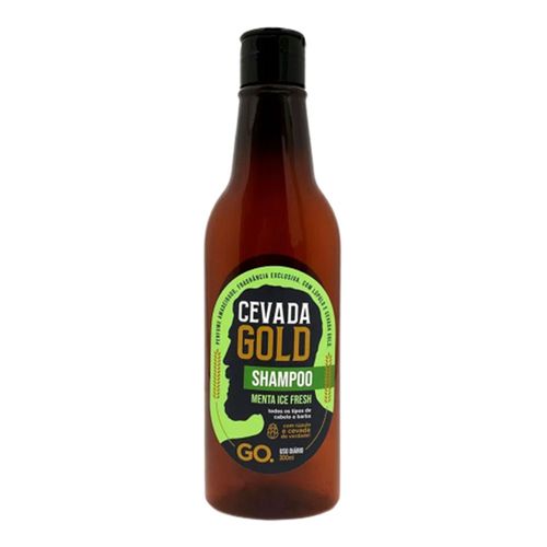 Shampoo GO Cevada Gold Menta Ice Fresh 300ml Shampoo GO Cevada Gold Menta Ice Fresh 300ml