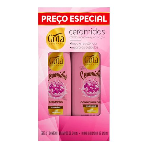 Kit Shampoo Gota Ceramidas 340ml + Condicionador 340ml Kit Shampoo Gota Ceramidas 340ml + Condicionador 340ml