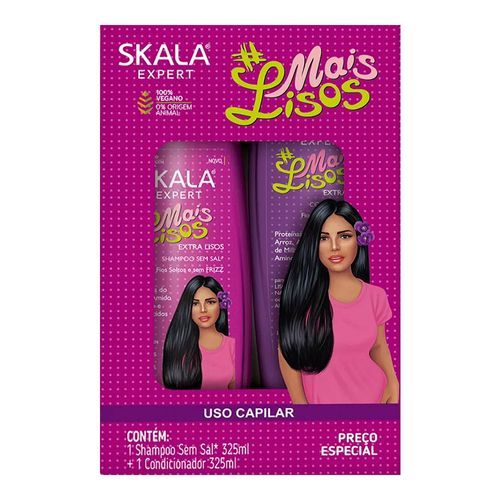 Kit Shampoo Skala Expert Mais Lisos 325ml + Condicionador 325ml Kit Shampoo Skala Expert Mais Lisos 325ml + Condicionador 325ml