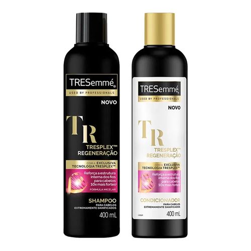 Kit Tresemmé Blindagem Platinum Shampoo + Condicionador 400ml Kit Tresemmé Blindagem Platinum Shampoo + Condicionador 400ml