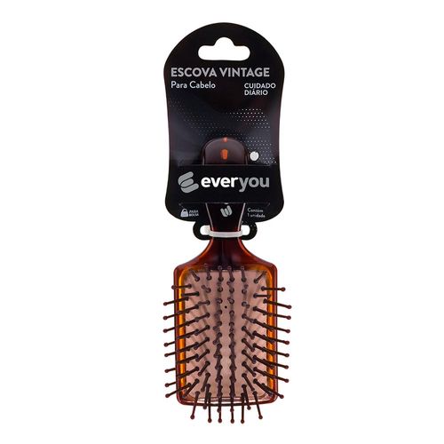 791890---Escova-para-Cabelo-Ever-You-Raquete-de-Bolsa-Vintage-Tartaruga-1-Unidade-1 791890---Escova-para-Cabelo-Ever-You-Raquete-de-Bolsa-Vintage-Tartaruga-1-Unidade-1